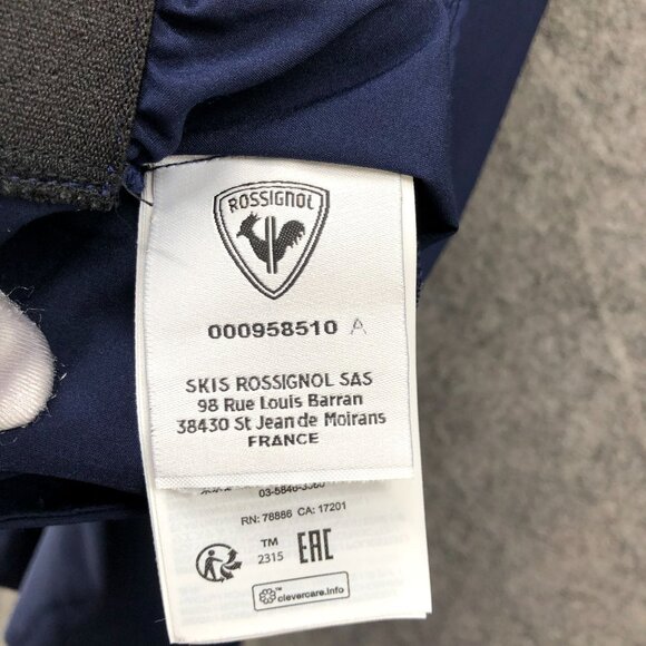 Rossignol Running Shorts Womens Large L Navy Blue Zip Pocket Active Training - Picture 10 of 12